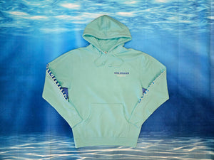 Heavyweight Blue Fade Icon Hooded Pullover