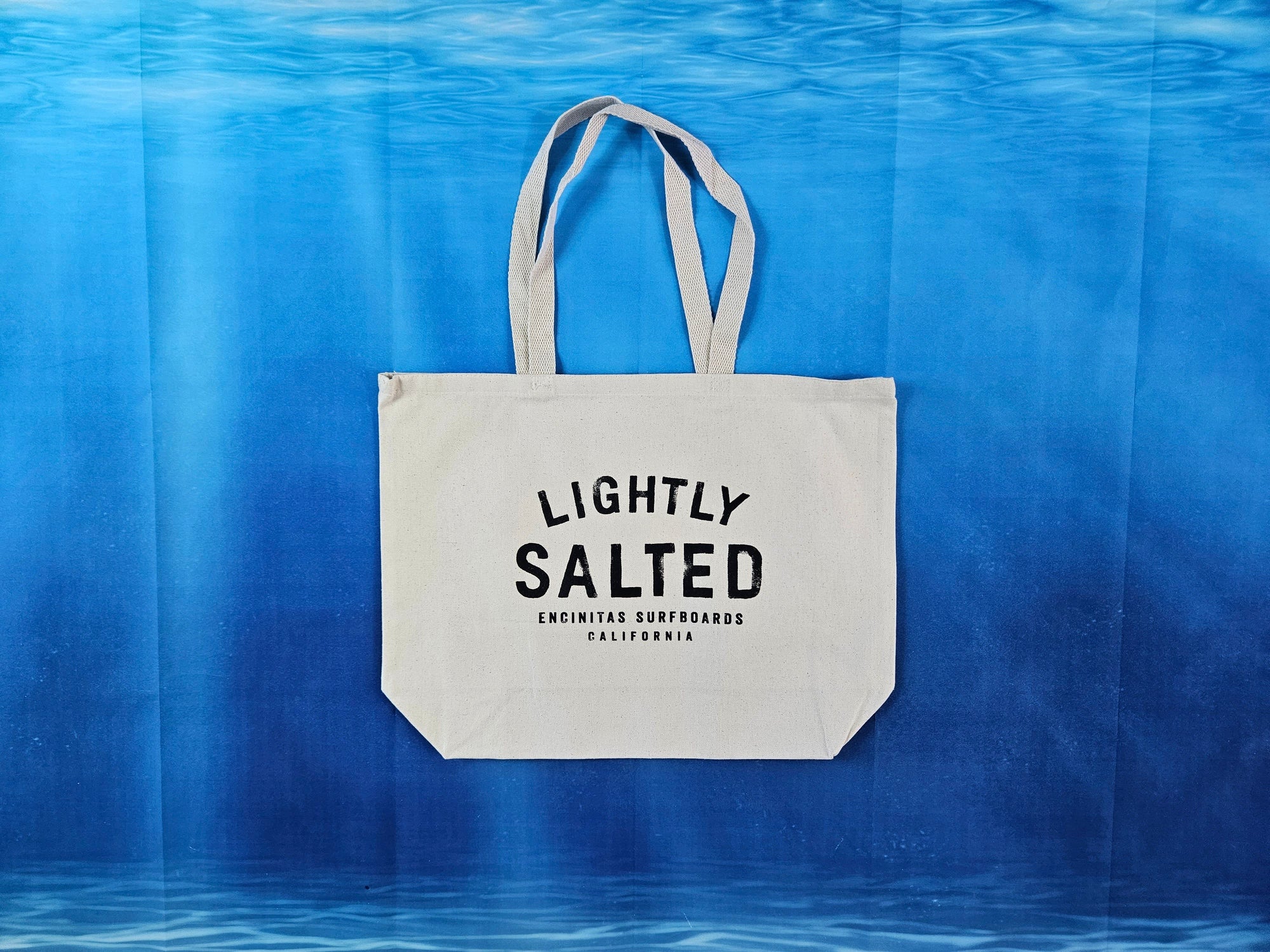 Lightly Salted Cotton Canvas Tote-Coastal Classics-Bag,beach bag,encinitas,encinitas surfboards,recycled,reusable,shopping bag,tote