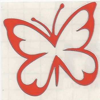 IB Butterfly-In Bloom Stickers-blue,butterfly,cut,die,green,orange,pink,purple,red,sticker,white,yellow