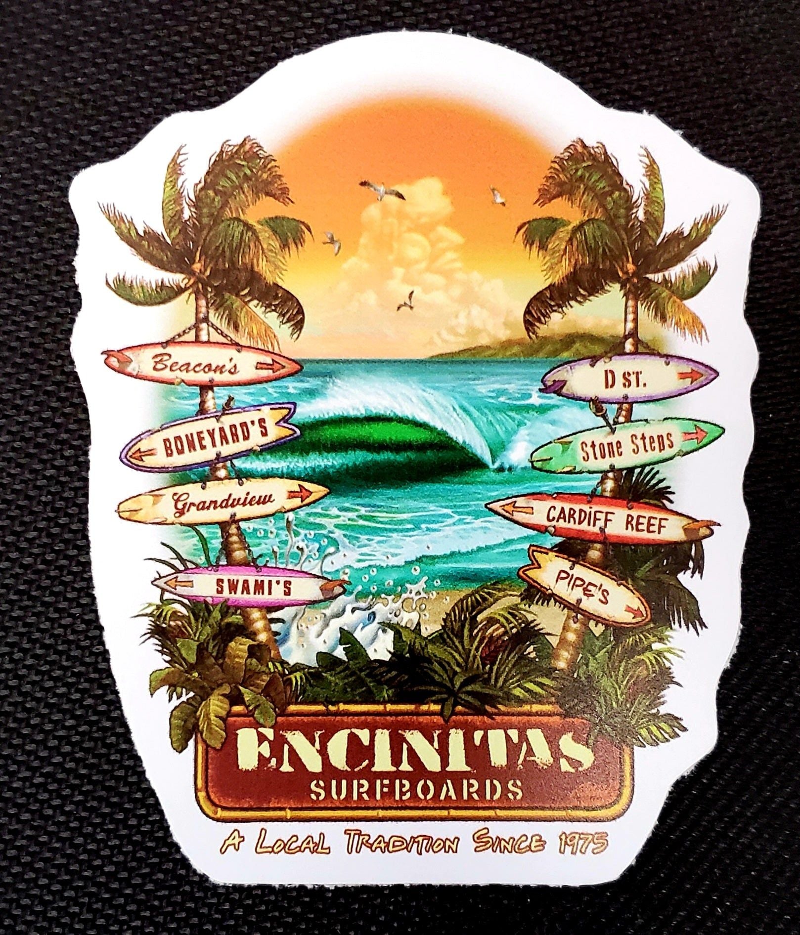 Sign of the Times Sticker-Coastal Classics-encinitas,encinitassurfboards,local,sticker,surf,surfboard