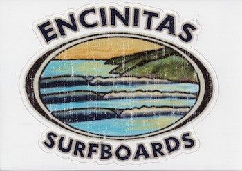 Sunset Lineup Sticker-Coastal Classics-art,board,cardiff,encinitas,encinitassurfboards,lineup,scene,sunset,surfboards,swamis