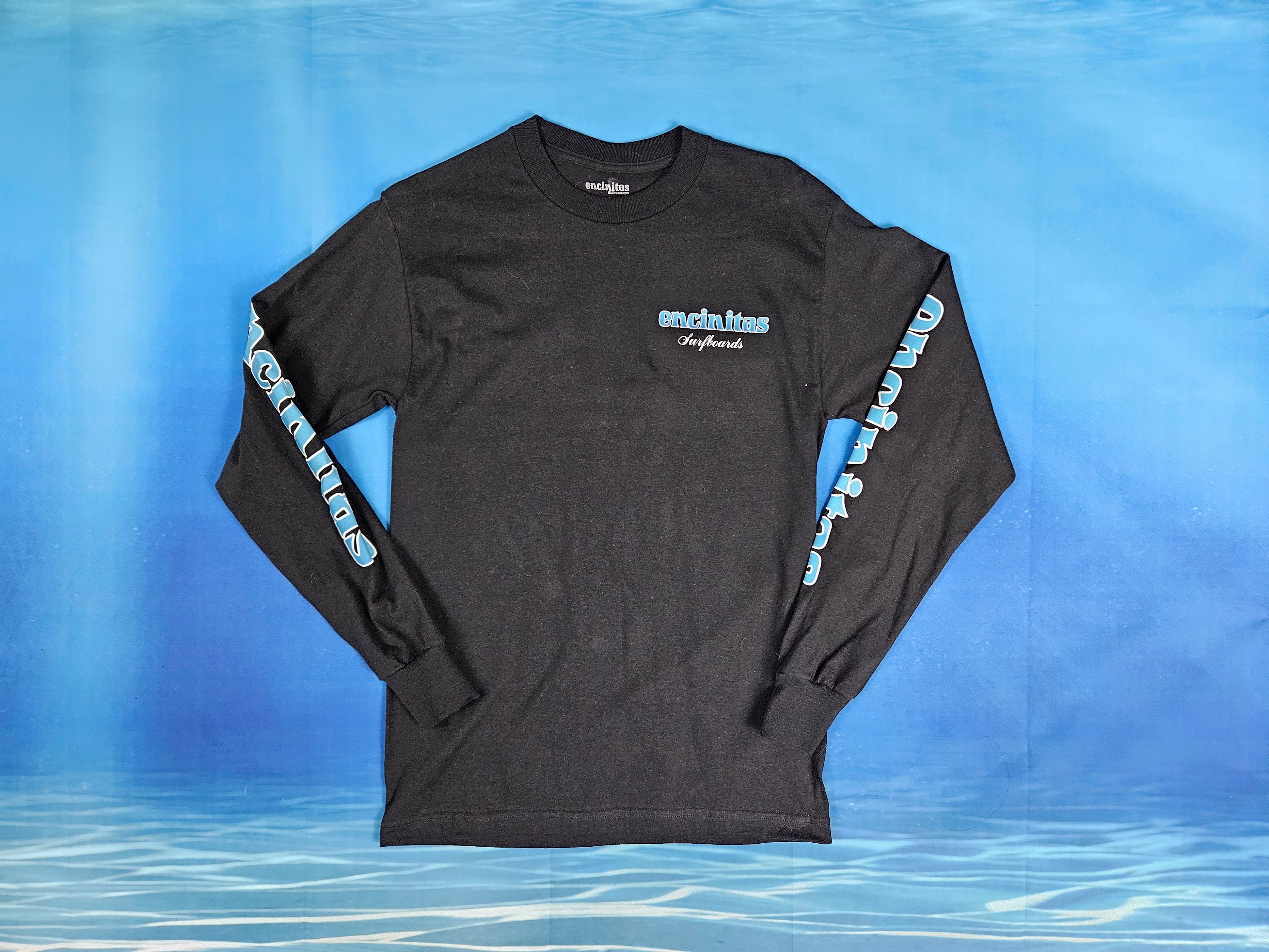 Long Sleeve Blue Fade Icon Tee - Encinitas Surfboards