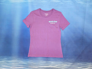 Ladies Relaxed Blue Fade Icon Tee
