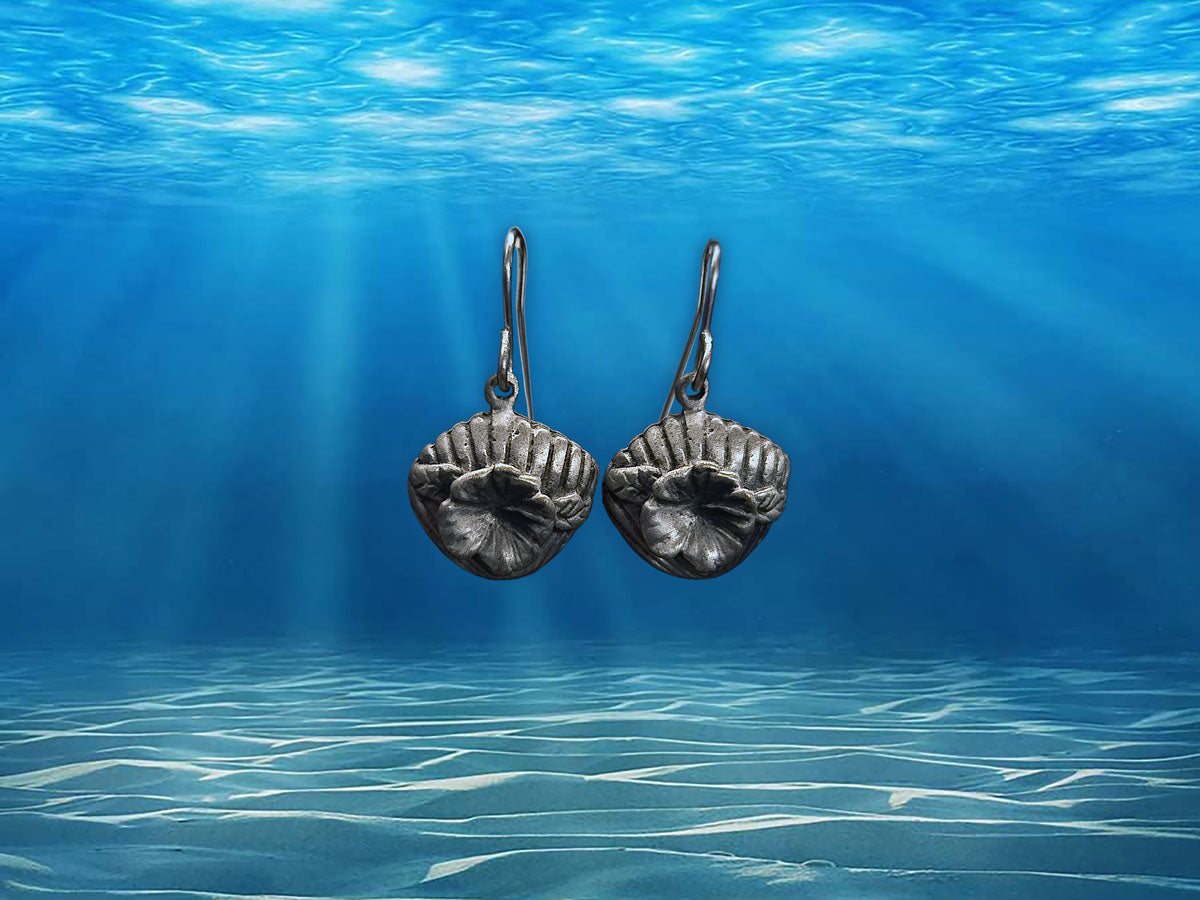 Beachcomber Pewter Earrings