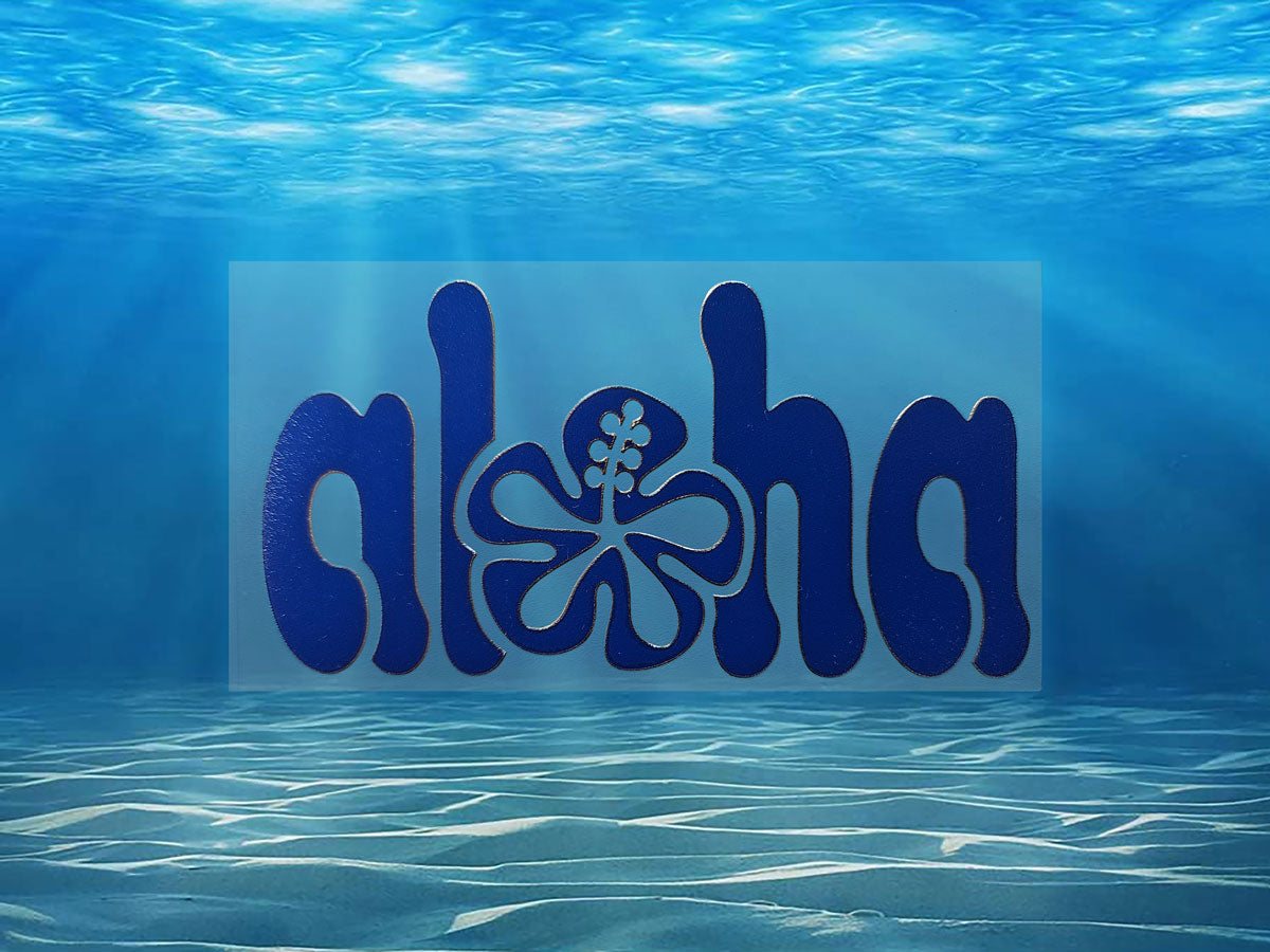 Aloha Die Cut Sticker