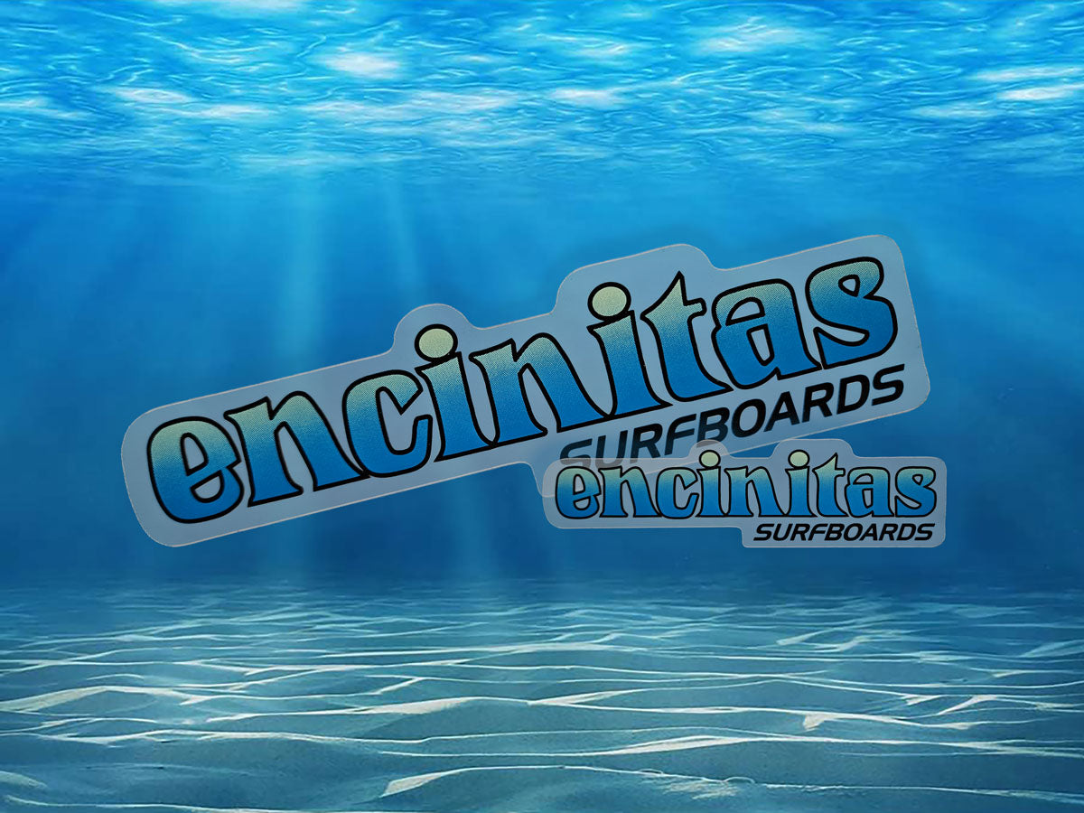 Blue Fade Icon Logo Sticker