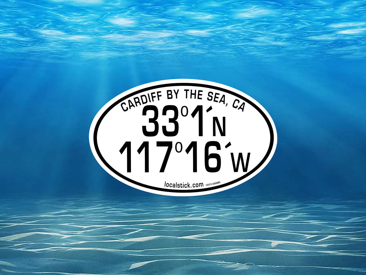 Cardiff by the Sea Coordinates