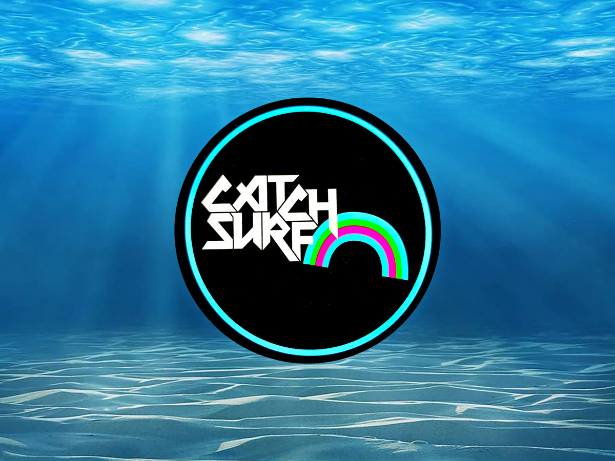 Catch Surf Circle Rainbow Sticker