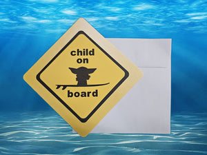 Child on (Surf) Board Card