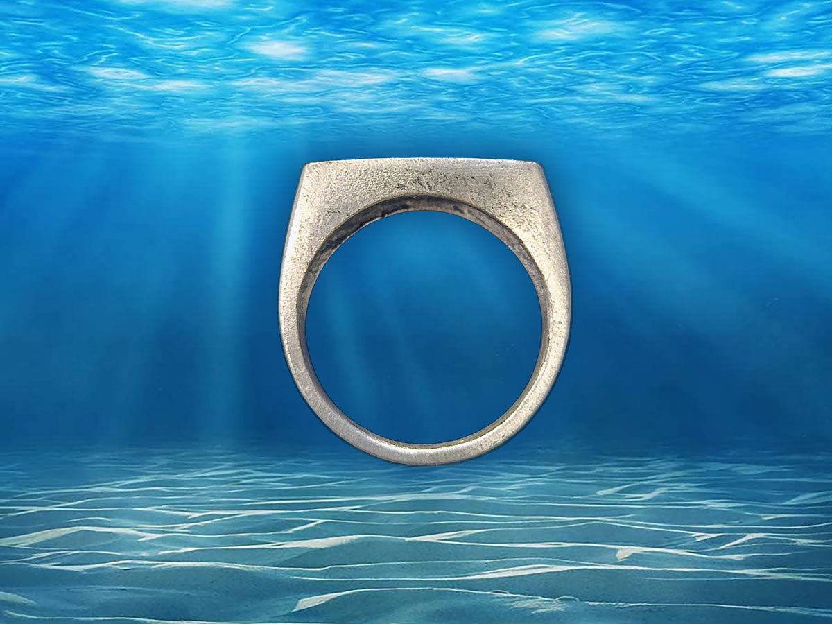 Strickly Boarding Dawn Patrol Surf Ring - Lead-Free Pewter Ring For Men, Size 9