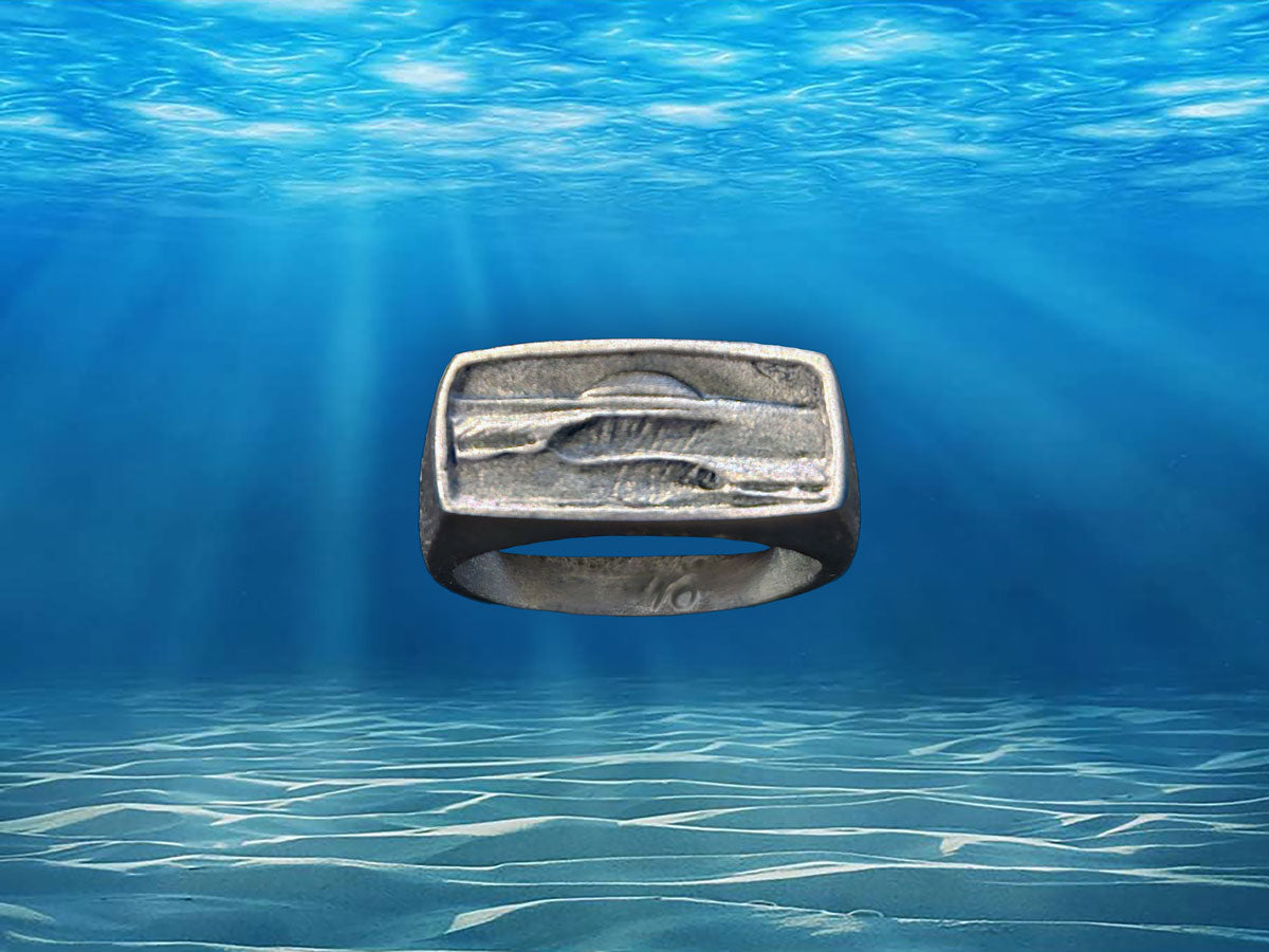 Dawn Patrol Pewter Ring