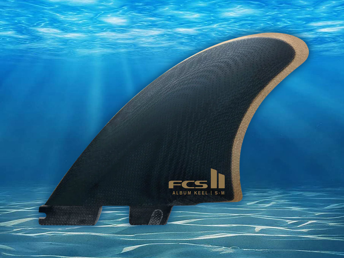 FCS×albumsurfboard twin keel FCS II Album Keel Twin Fins - FCS US