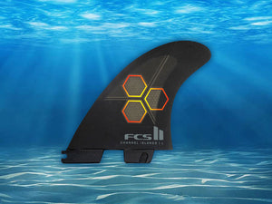 FCS II CI Upright Tri-Quad Fin Set