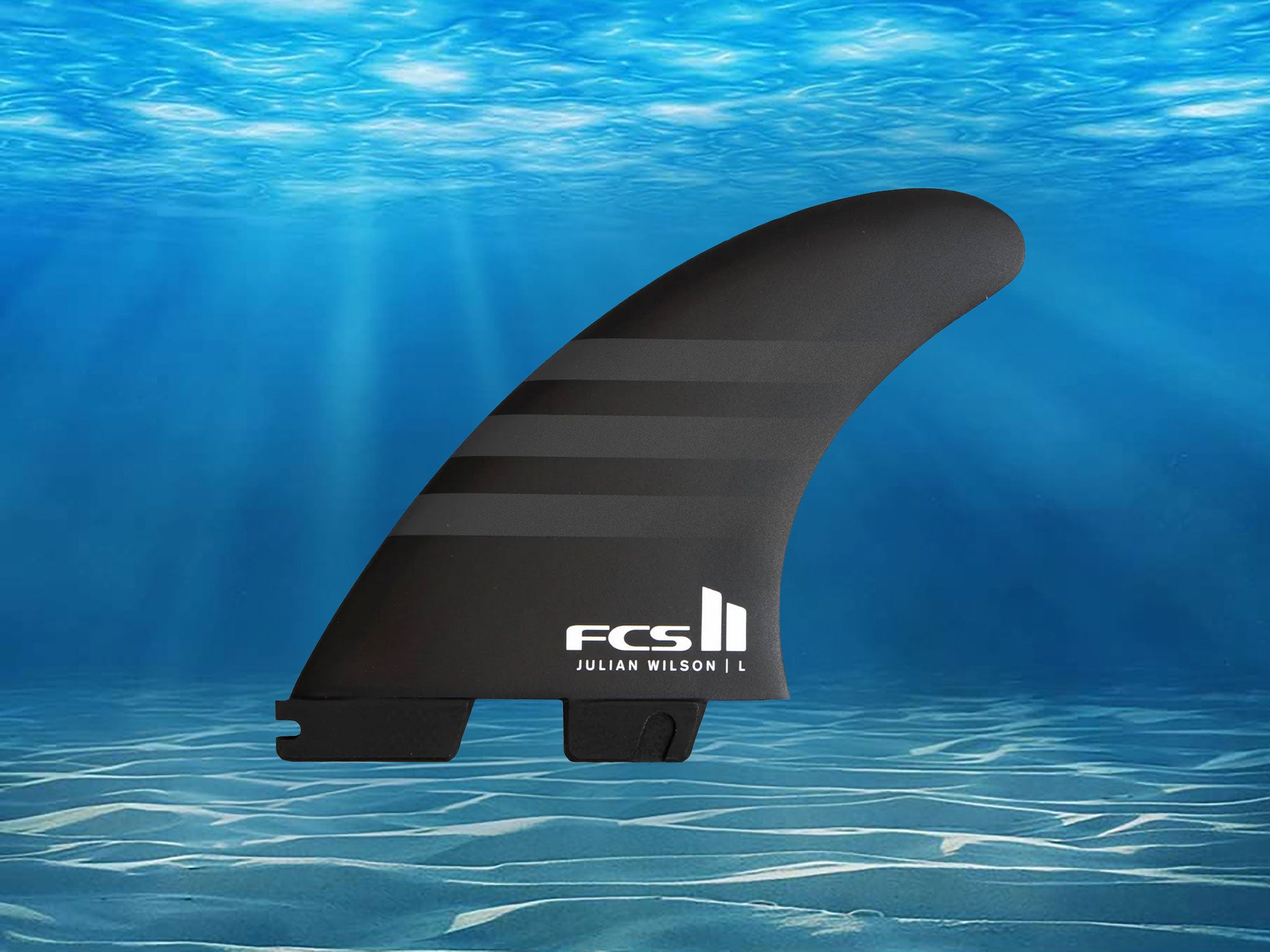FCS II Julian Wilson Tri Fins - Encinitas Surfboards