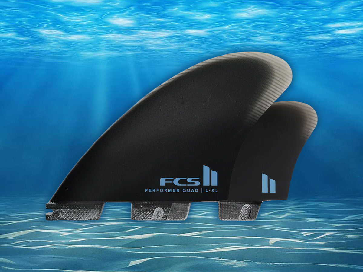 FCS II Performer Split Keel Quad Fins