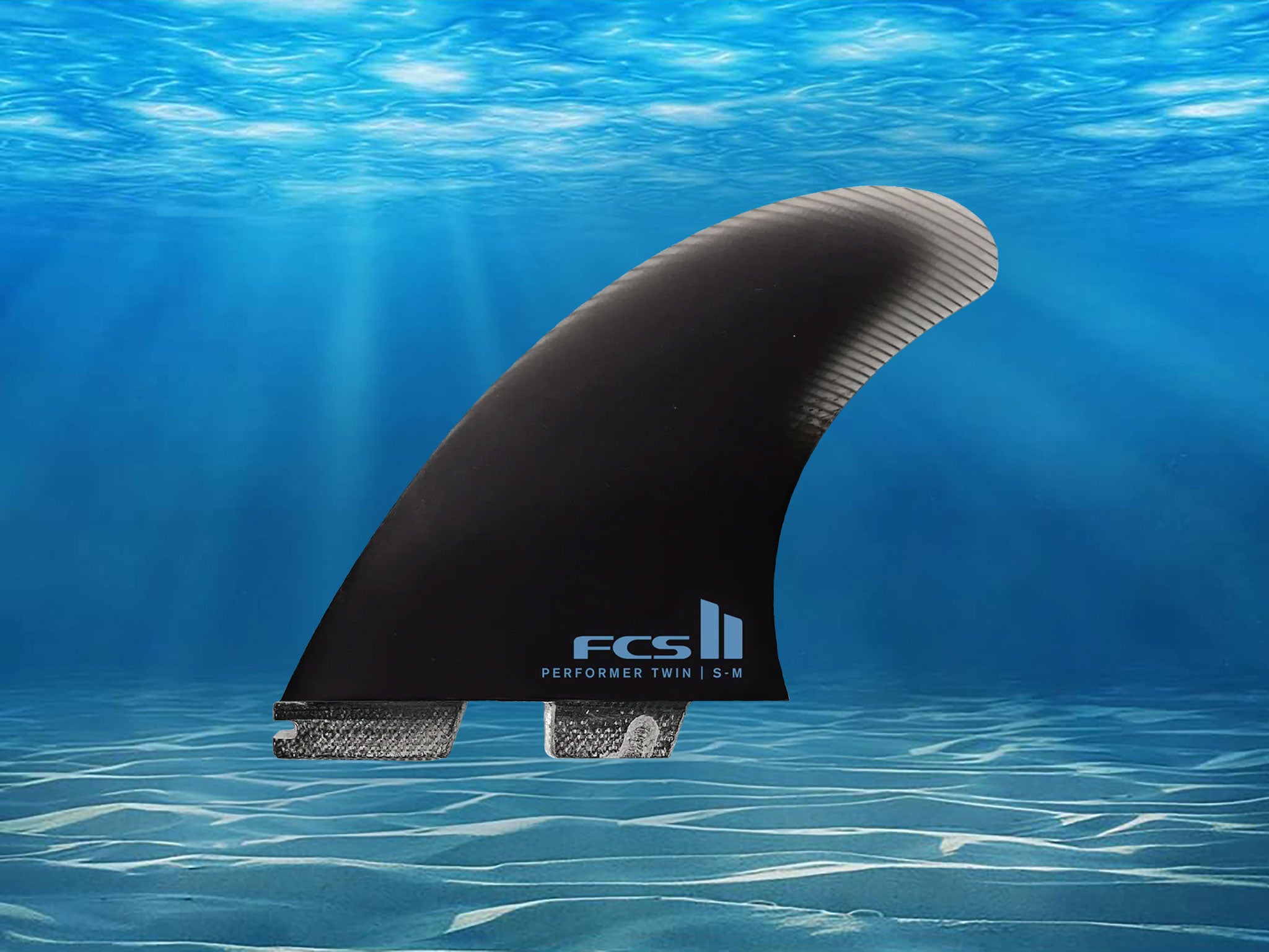 FCS II Performer Twin + 1 Fin Set - Encinitas Surfboards