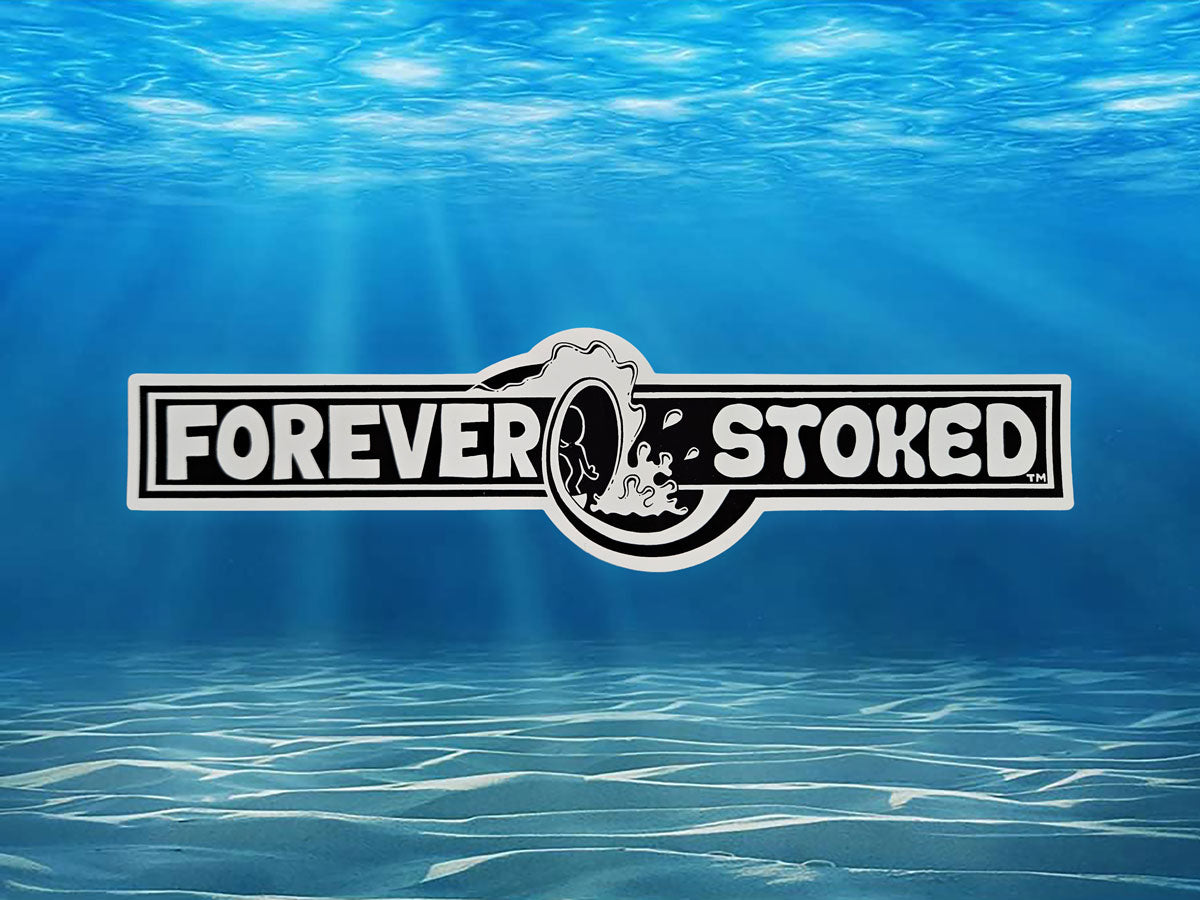 Forever Stoked In The Curl Sticker