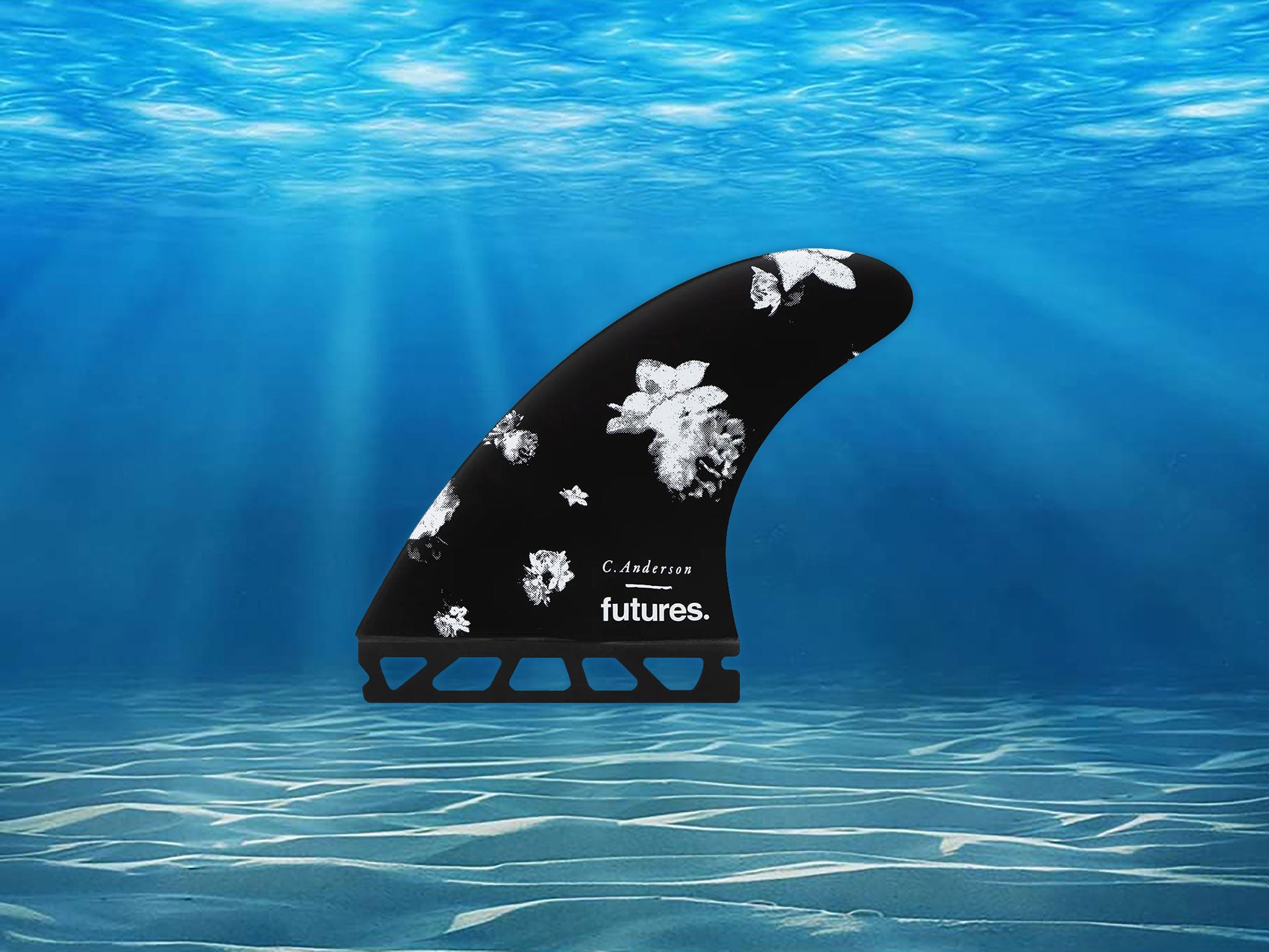 FUTURES フィンROB MACHADO PIVOT Futures Rob Machado Pivot Blackstix Thruster Fins - Large