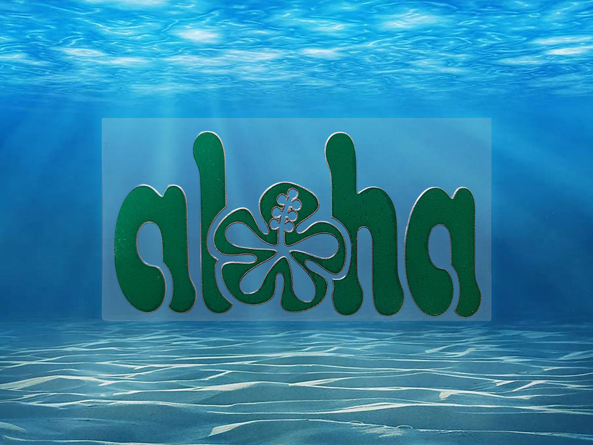 Aloha Die Cut Sticker