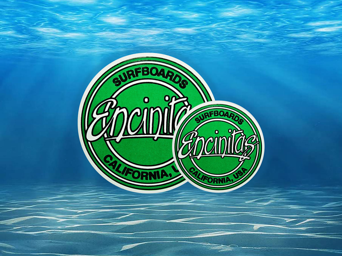 Green Circle Logo Sticker