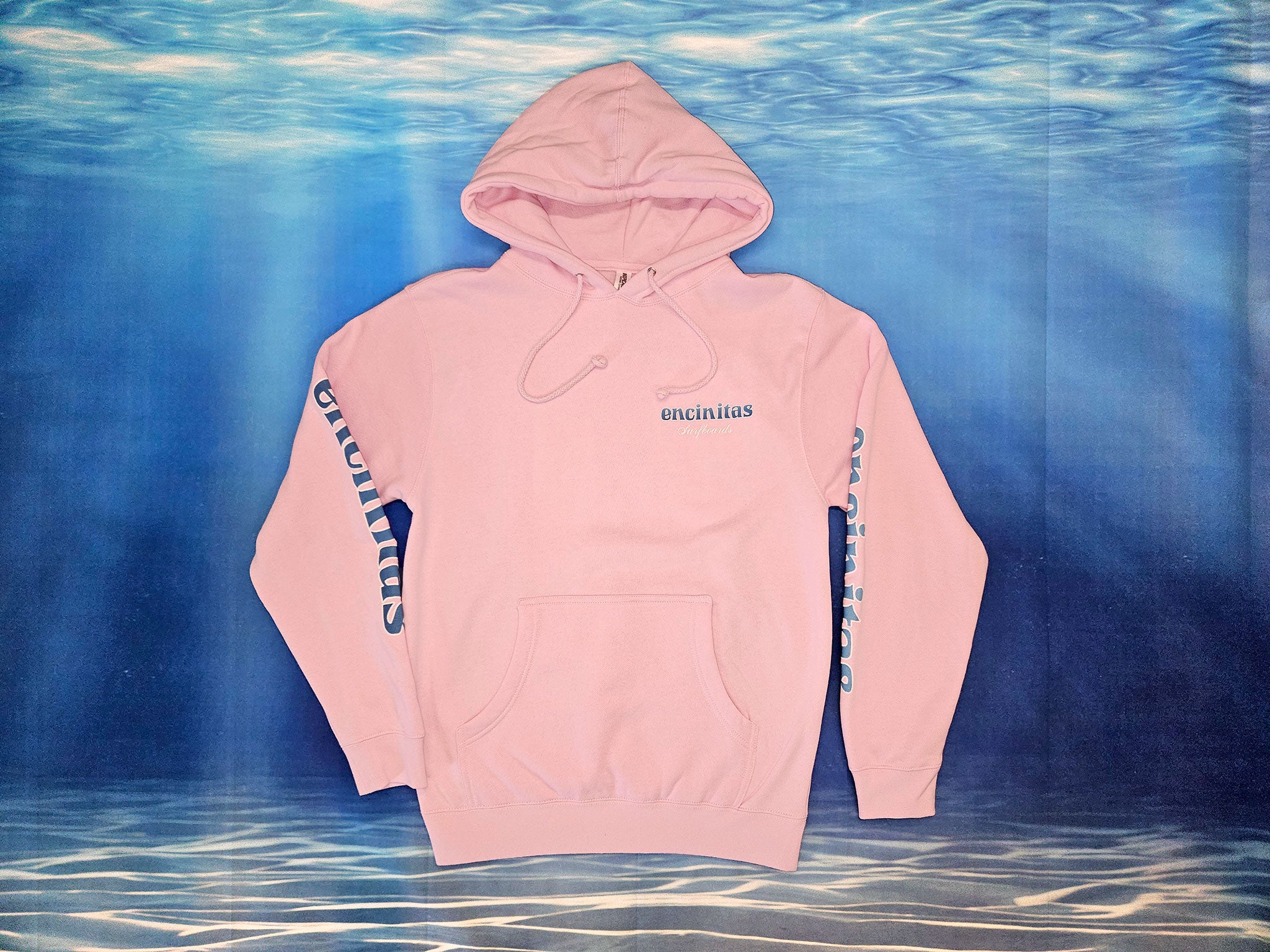 Heavyweight Blue Fade Icon Hooded Pullover - Encinitas