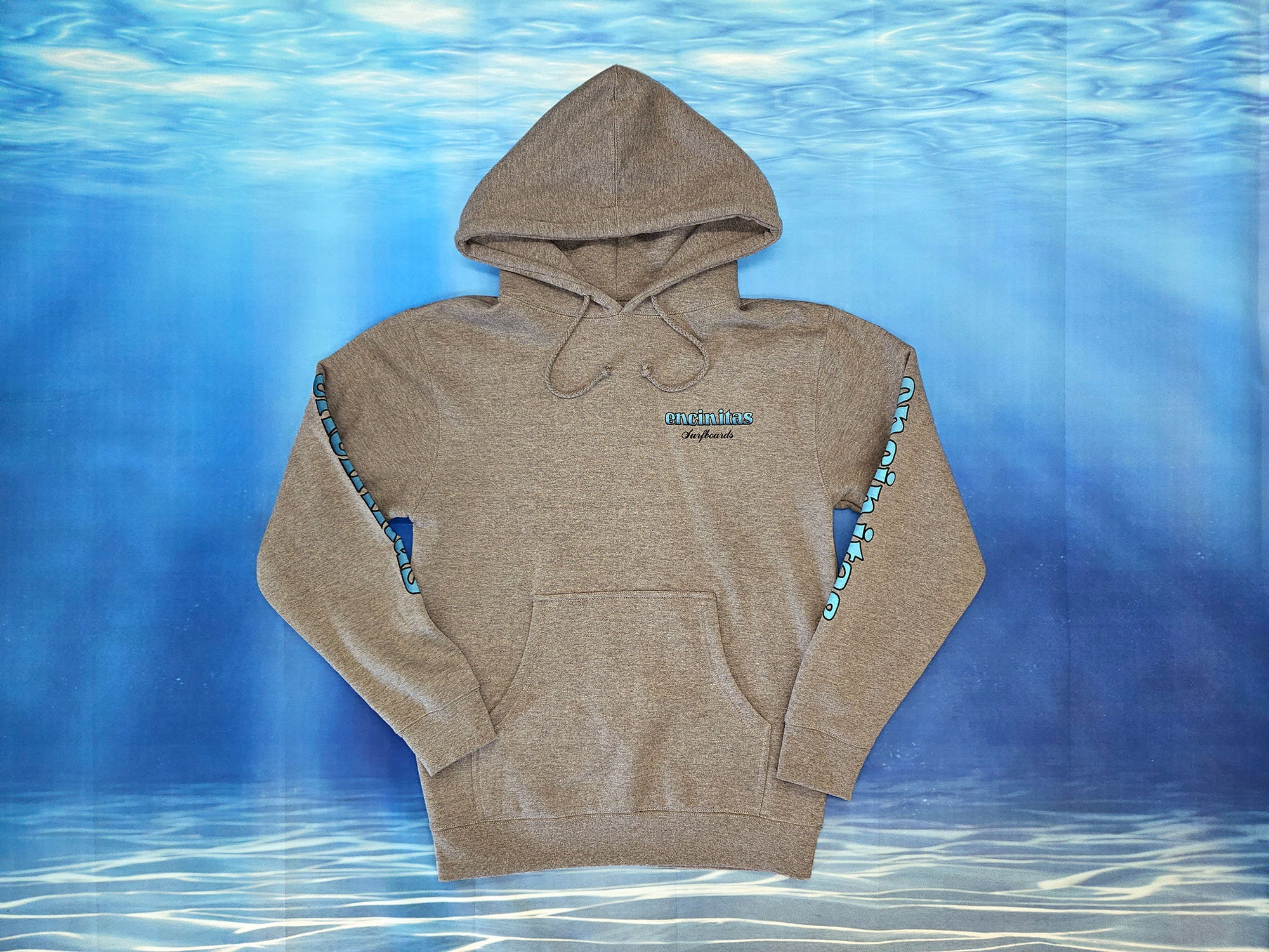 Heavyweight Blue Fade Icon Hooded Pullover