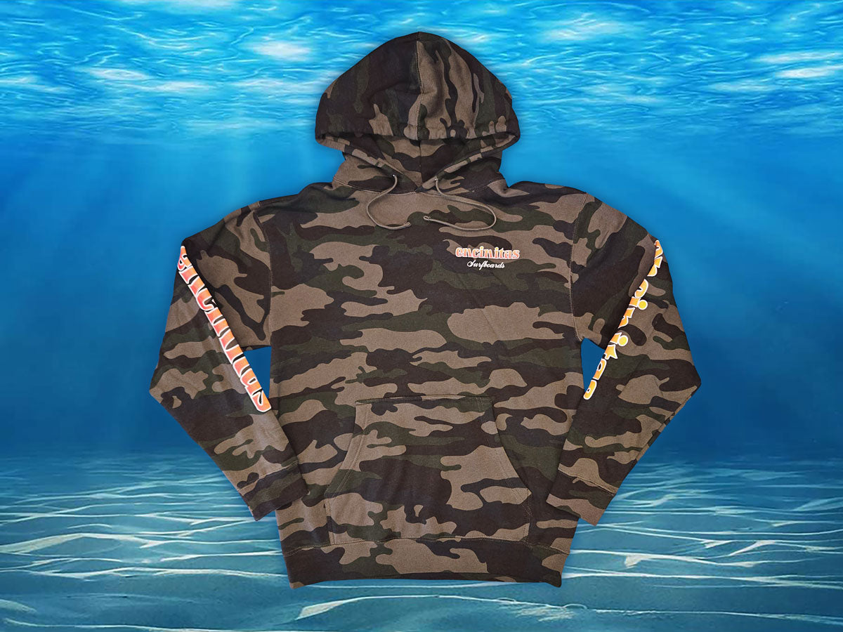 Camouflage Hooded Pullover