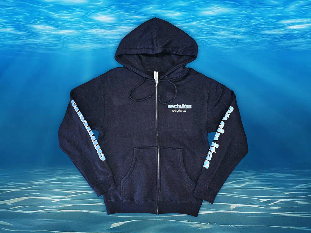 Heavyweight Blue Fade Icon Hooded Zip
