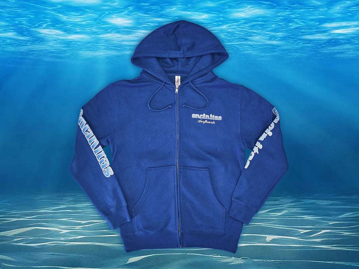 Heavyweight Blue Fade Icon Hooded Zip