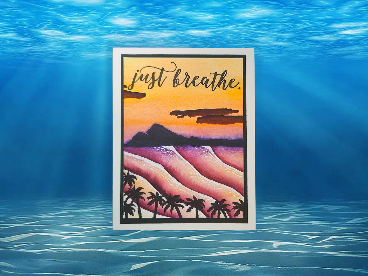 Just Breathe Any Occasion Greeting Card