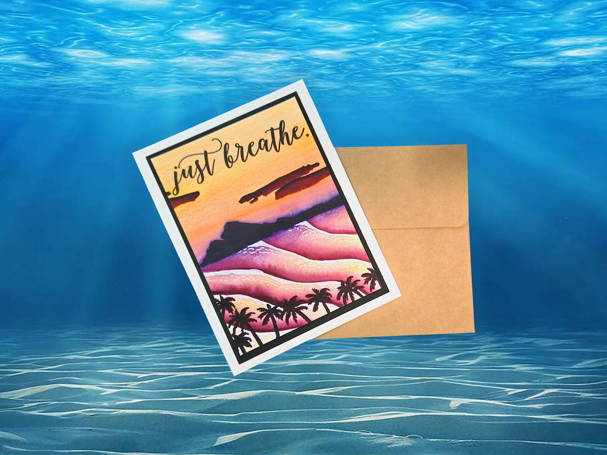 Just Breathe Any Occasion Greeting Card