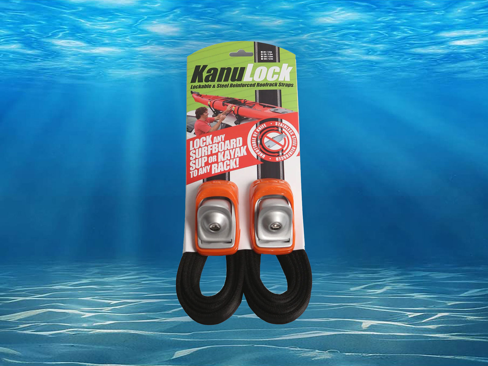 KanuLock Lockable Tie Down Straps