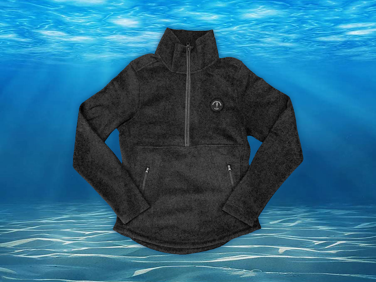 Ladies Fleece Quarter Zip Jacket