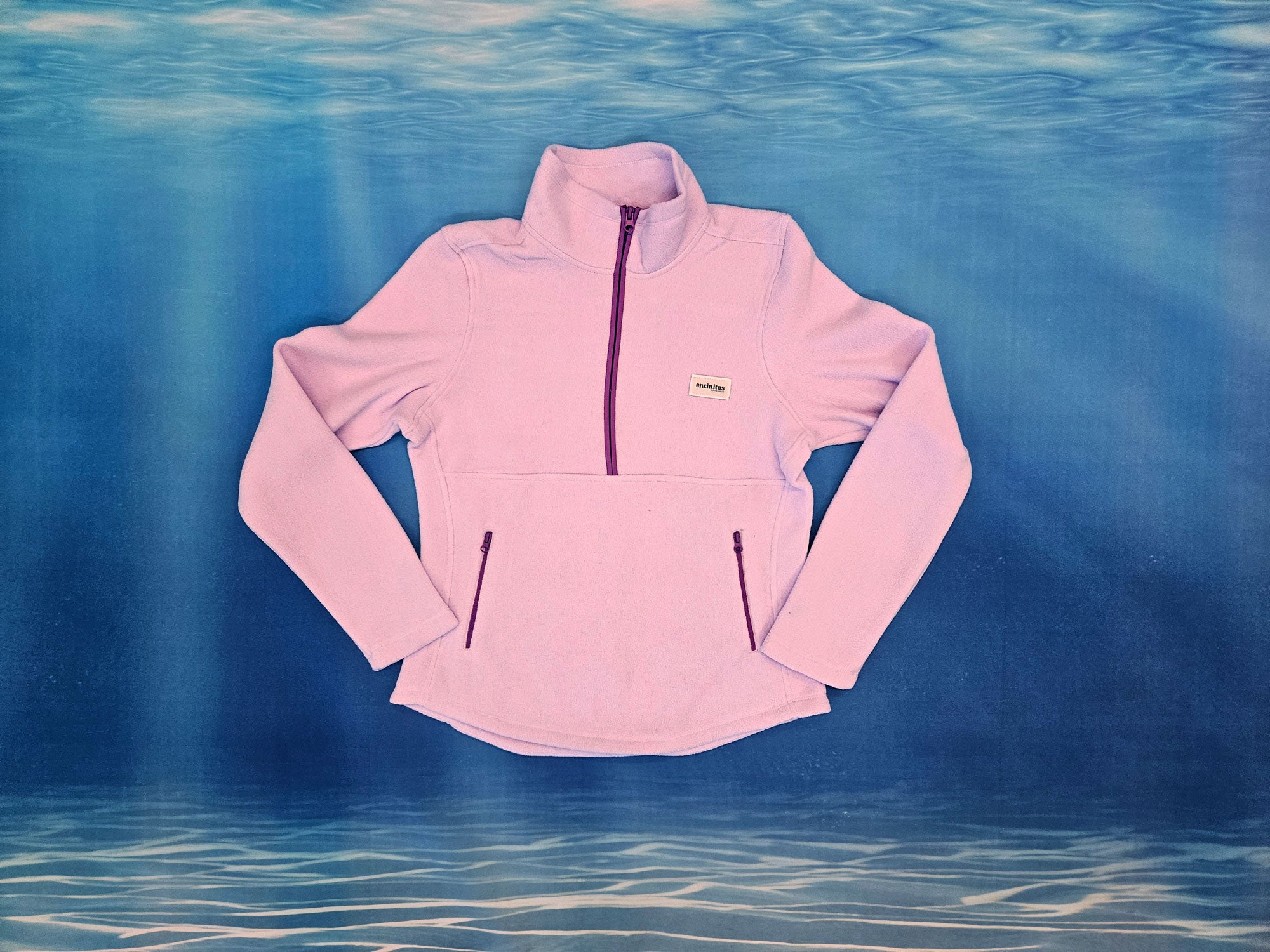 Ladies Fleece Quarter Zip Jacket