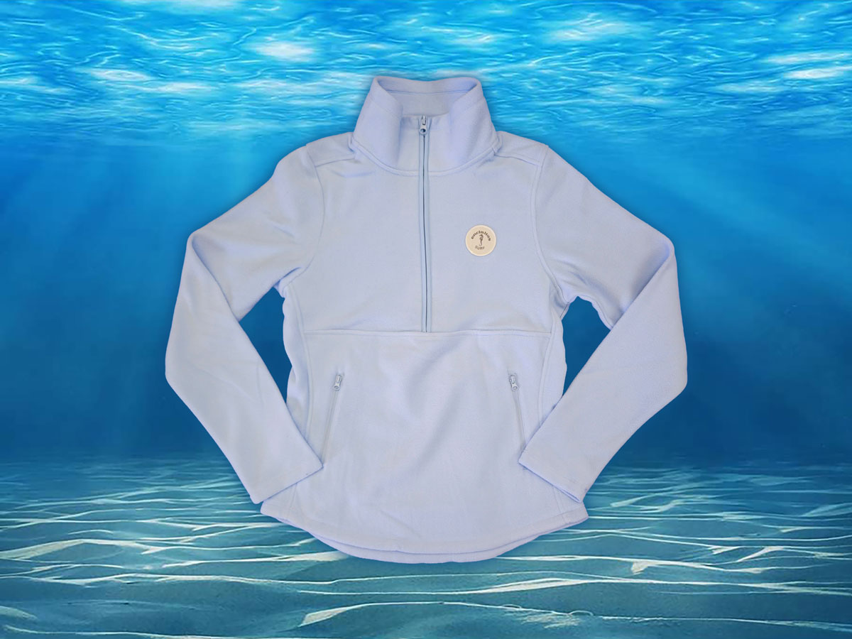 Ladies Fleece Quarter Zip Jacket