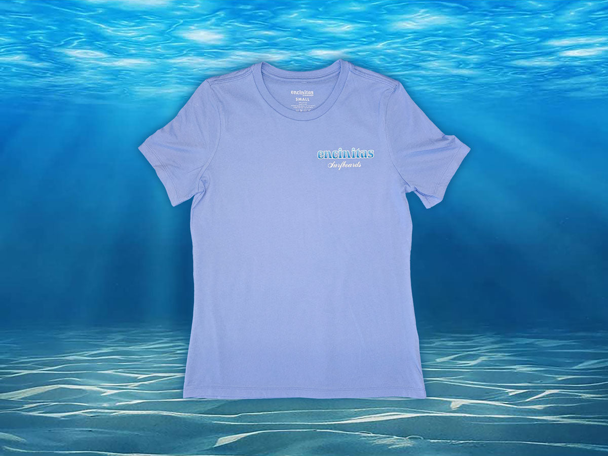 Ladies Relaxed Blue Fade Icon Tee