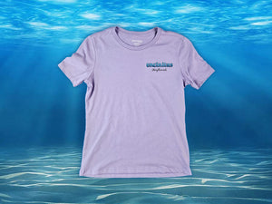 Ladies Relaxed Blue Fade Icon Tee