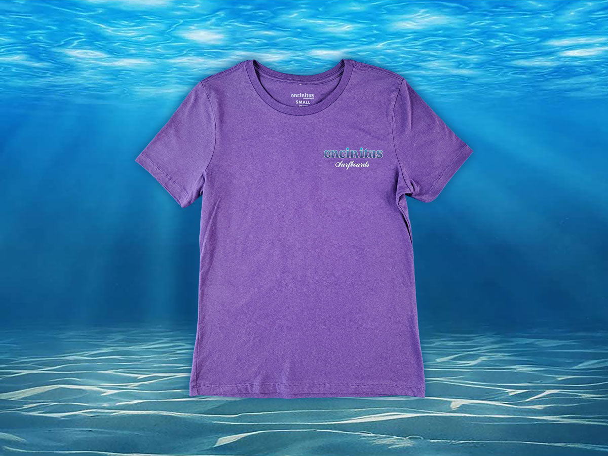 Ladies Relaxed Blue Fade Icon Tee