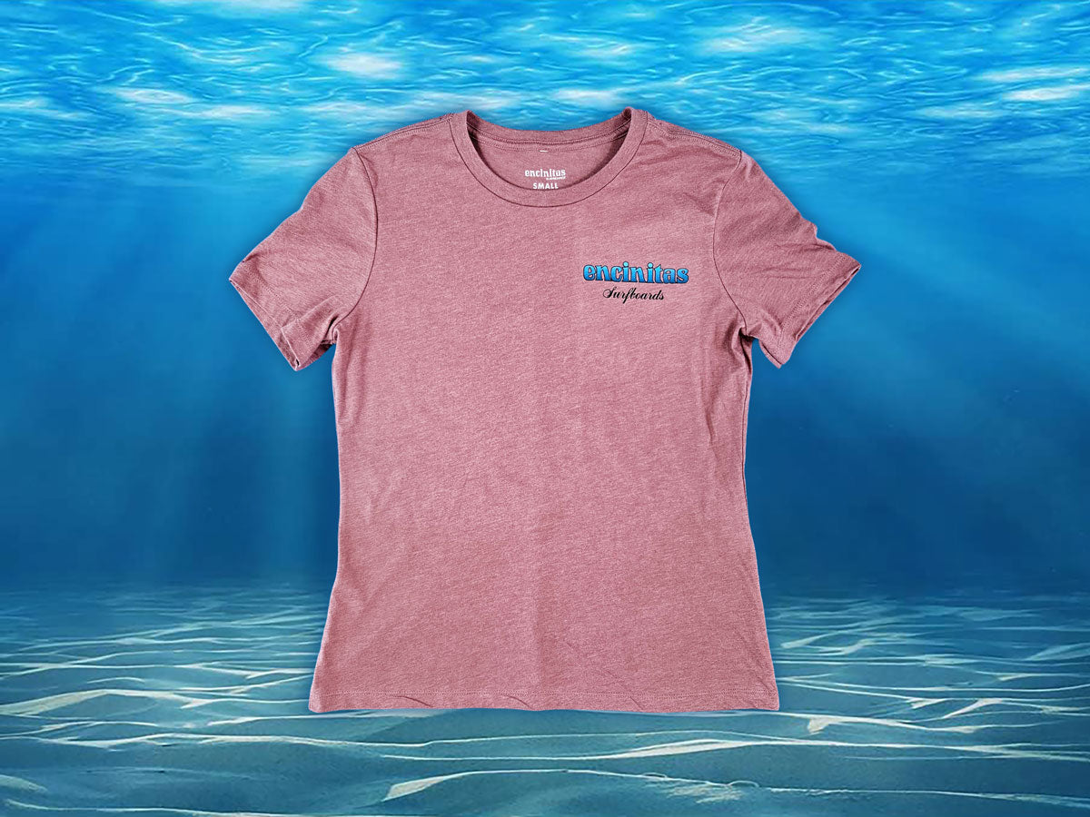 Ladies Relaxed Blue Fade Icon Tee