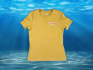 Ladies Relaxed Blue Fade Icon Tee