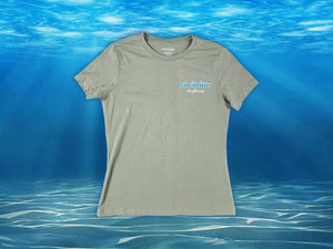 Ladies Relaxed Blue Fade Icon Tee