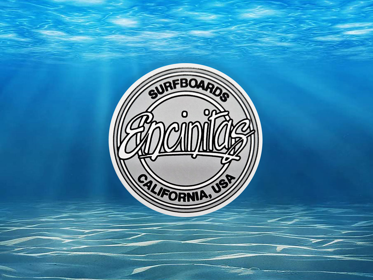 Gray Circle Logo Sticker