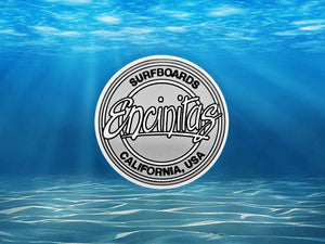 Gray Circle Logo Sticker