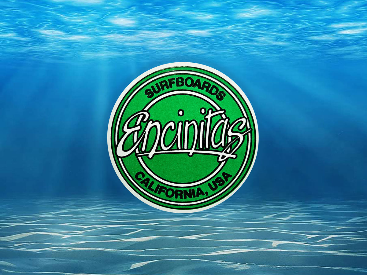 Green Circle Logo Sticker