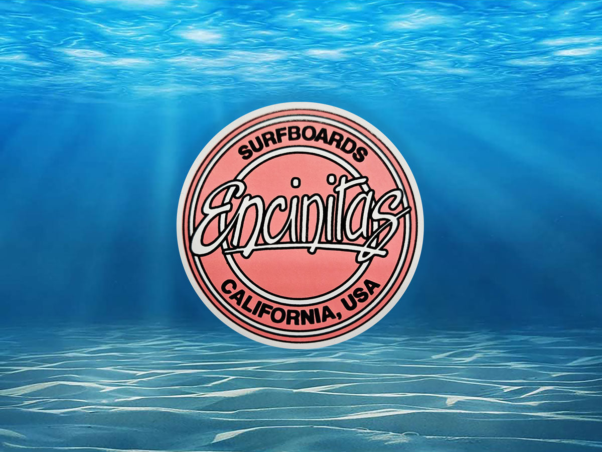 Pink Circle Logo Sticker