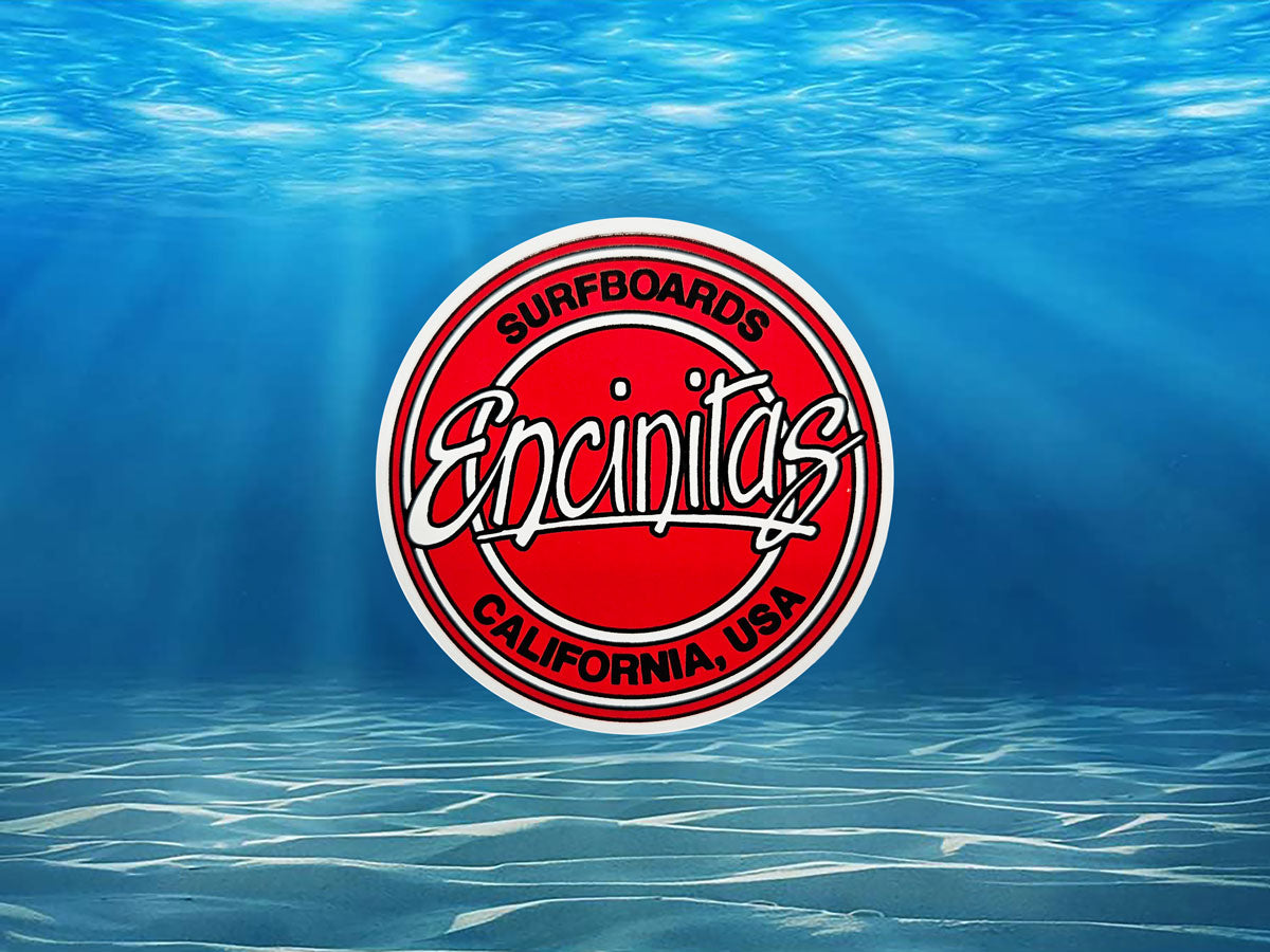 Red Circle Logo Sticker