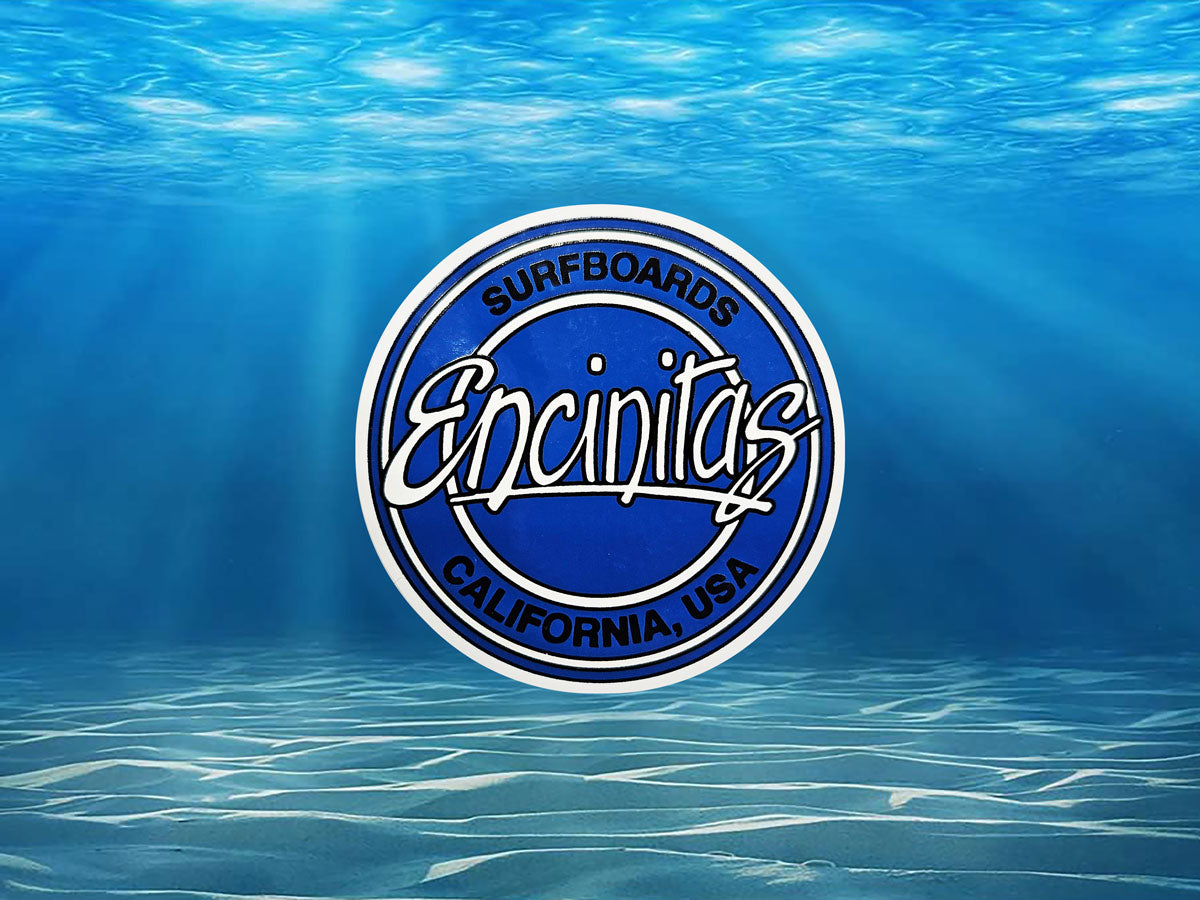 Royal Blue Circle Logo Sticker