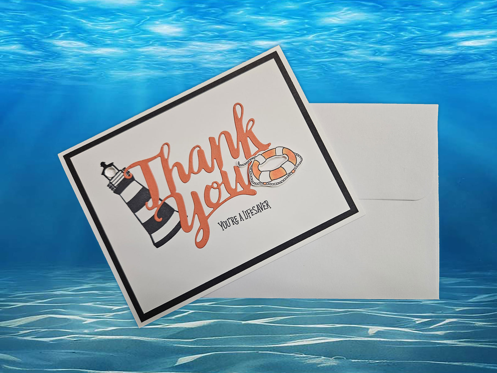 Lighthouse Thank You Card