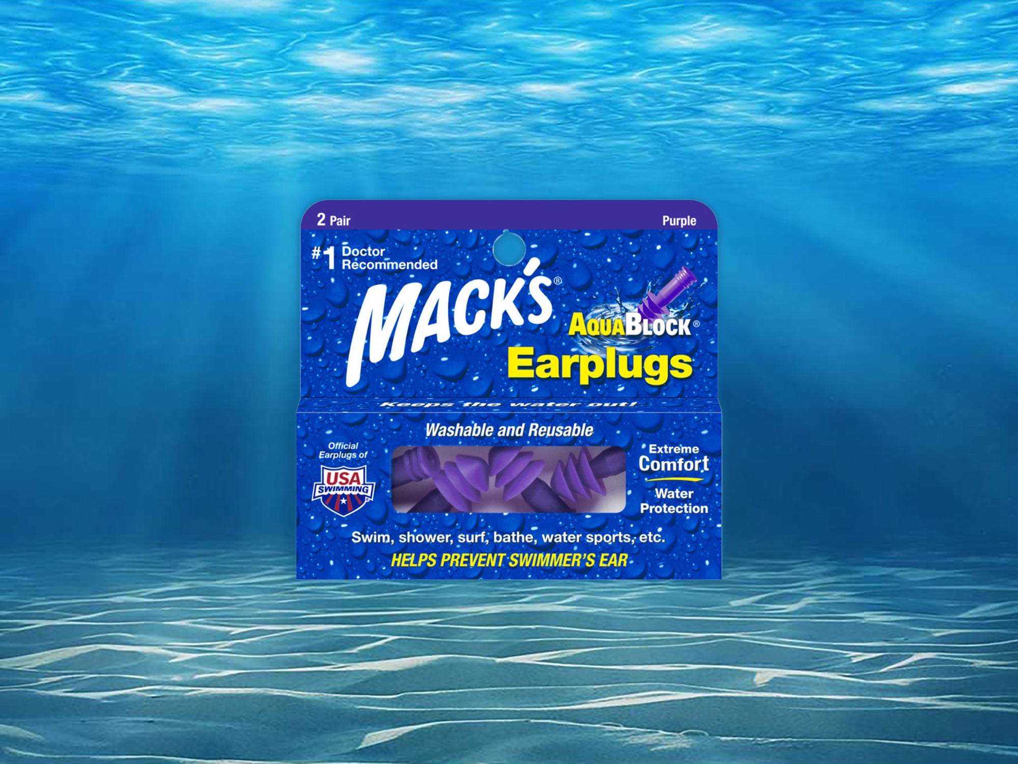 Mack's Aquablock Earplugs