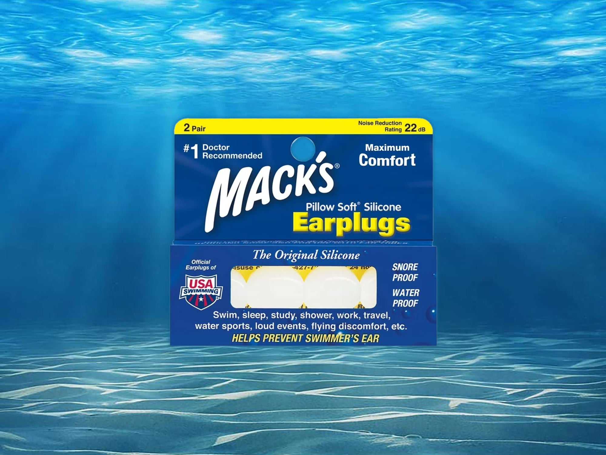 Mack's Pillowsoft Silicone Earplugs